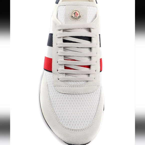 MEN'S MONCLER HORACE SNEAKERS SHOES LACE UPS $500 - Picture 2 of 6